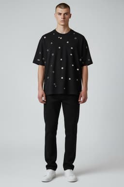 Maglia con occhielli thumbnail 2